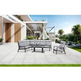 Amatio LOUNGE GARNITURA tkanina aluminij | Shoptok.si