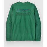 Patagonia P-6 Logo Responsibili Majica z dolgimi rokavi p6 outline / heartleaf grn | Shoptok.si