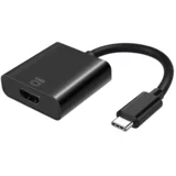 Consor USB-C A HDMI 4K@60Hz USB-C M-HDMI H Negro 15cm, (20772764)