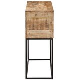  Konzolni stol 110x30x75 cm grubo masivno drvo manga i željezo | Eponuda.ba