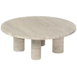 Blomus Bež okrugao stolić za kavu od kamenine ø 75 cm Volos – | shoptok.hr