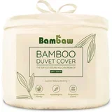 Prevleka za odejo iz bambusa 155 x 220 cm - Ivory