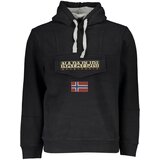 Napapijri MEN&#39;S BLACK ZIPLESS SWEATSHIRT Cene