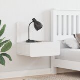 vidaXL Noćni ormarić montiran na zid 2 pcs Bijelo 44 x 32.5 x 40 cm Cijene