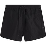Calvin Klein Swimwear Kratke kopalne hlače 'RUNNER' črna / bela | Shoptok.si