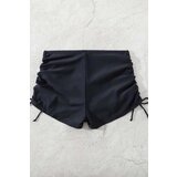 Dewberry 69986 Bikini Bottom with Ruched Details-BLACK | Shoptok.si