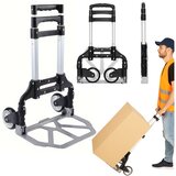  Sklopiva Aluminijska Transportna Kolica - Lagana i Nosiva (70 kg) | shoptok.hr