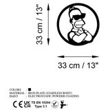 Wallity Zidna dekoracija Simpson 3, 33x33cm, Crna | Eponuda.ba