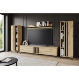 XXXL Dnevni Regal Helsinki 1, Barva Hrasta, 4-Delno | Shoptok.si