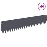  Ograda oko Travnjaka 10 pcs 103 x 20 cm Čelik Antracit | Eponuda.ba
