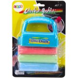  Set of Chalks with Handle Thick Sidewalk Chalk Blue 3 Pcs | shoptok.hr