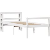 vidaXL Krevet za starije s uzglavljem bijeli 75x190 cm borovina | shoptok.hr