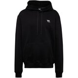 Rvca Sweater majica 'ESSENTIAL' crna / bijela | shoptok.hr