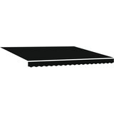 vidaXL avtomatska retraktibilna tenda črna 400x350 cm, (22146217) | Shoptok.si