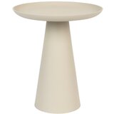 White Label Bež aluminijasta kavna mizica Ringar, ø 39,5 cm Cene