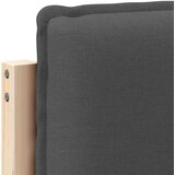  Tapecirani uzglavlje s uzglavljem Prirodna i tamno siva 75 cm | shoptok.hr
