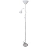 Ferotehna Stoječa svetilka Home (1 x 60 W, 1 x 40 W, premer: 25 cm, višina: 178 cm, E14/E27, bela) Cene