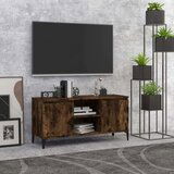 TV ormarić s metalnim nogama dimljeni hrast 103 5 x 35 x 50 cm | shoptok.hr