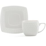 Evviva Skodelica za črno kavo s podstavkom Margherita 90ml / bela / porcelan, (5000199561) Cene