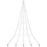vidaXL LED božično drevesce med 168 LED Hladno bela 511 cm Kovina | Shoptok.si