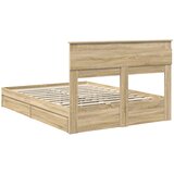  s od storage Sonoma hrast 160 x 200 cm Konstruirano drvo | shoptok.hr