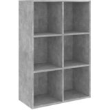 Ormarić za knjige / komoda siva boja betona 66x30x98 cm iverica | shoptok.hr
