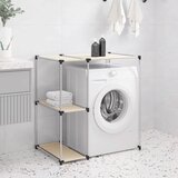 vidaXL Regal za nad pralni stroj krem 87x55x90,5 cm železo Cene