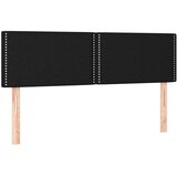  Box spring postelja z vzmetnico črna 140x200 cm blago | Shoptok.si