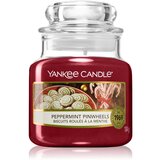 Yankee Candle Peppermint Pinwheels mirisna svijeća 104 g | shoptok.hr