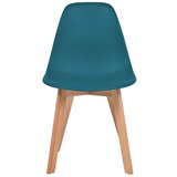 Furnova Jedilni stoli 6 kosov turkizna plastika, (21929196) | Shoptok.si