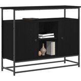  Kreveta Crni hrast 100 x 35 x 80 cm Konstruirano drvo | shoptok.hr