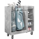 Golf ormar s kotačem Jednobojno Betonski sivi 90 x 45 x 98 cm | shoptok.hr