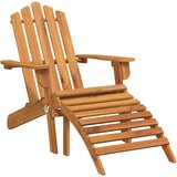  Vrtna stolica Adirondack s osloncem za noge od bagremovog drva | shoptok.hr