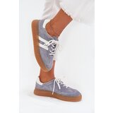 Boto Suede Women's Sneakers On Platform Blue Venera | shoptok.hr