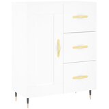  Komoda bijela 69,5x34x90 cm od konstruiranog drva | shoptok.hr