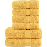  6-dijelni vrhunski set ručnika SOLUND zlatni 600 gsm | shoptok.hr