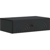 Stolna Stenska stranska miza Črna 59 x 34,5 x 17 cm Inženirski les, (5000232410) | Shoptok.si