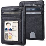 INF Usnjeno držalo za kartice PU - elegantno roza Black, (21562364) | Shoptok.si
