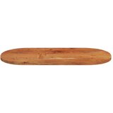 Stolna ploča 80 x 40 x 2,5 cm ovalna od masivnog drva bagrema | shoptok.hr