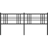 vidaXL Metalno uzglavlje crno 200 cm | shoptok.hr