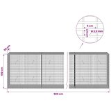  Gabion s žicom debljine 3 5 mm i mrežom 5x2 5 cm 500x50x100 cm - 50 cm 100 cm 500 cm | shoptok.hr