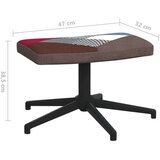  Stolica za opuštanje s osloncem za noge patchwork od tkanine | shoptok.hr
