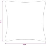  Presvlaka za jastuk 2 kom. HEERLEN Tamnosiva 65 x 65 cm Bouclé - Tamnosiva 65 x 65 cm 2 | shoptok.hr