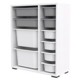 Hanah home višenamenska polica zen 2D2K6U white grey v3 | ePonuda.com