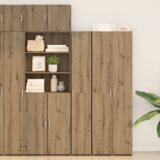  Visoki ormar od artizanske hrastovine 30x42.5x185 cm konstruirano drvo | shoptok.hr