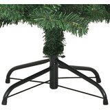 vidaXL Božično drevo med 300 LED z stojalom Zelena 240 cm PVC | Shoptok.si