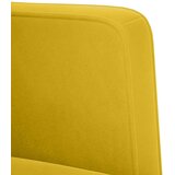 SOFA fotelja s naslonima za ruke žuta 53 cm baršunasta | shoptok.hr