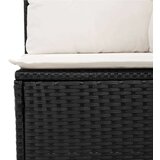  13-dijelni set vrtnih sofa s jastucima poliratan crni | shoptok.hr