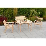Gardenson Vrtni Set Sylt, 4-Delno, Masivno | Shoptok.si