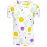 DStreet White RX4993 men's T-shirt with print | shoptok.hr